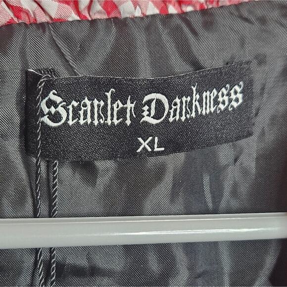 Scarlet Darkness NWT Black, Red, & Gingham Dirndl Costume Dress, size XL - Picture 6 of 8